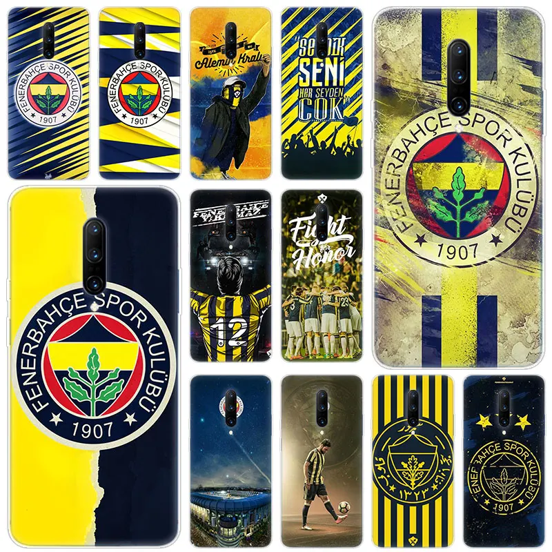 Hot Fenerbahce Soft Silicone Fashion Transparent Case For font b OnePlus b font font b 7
