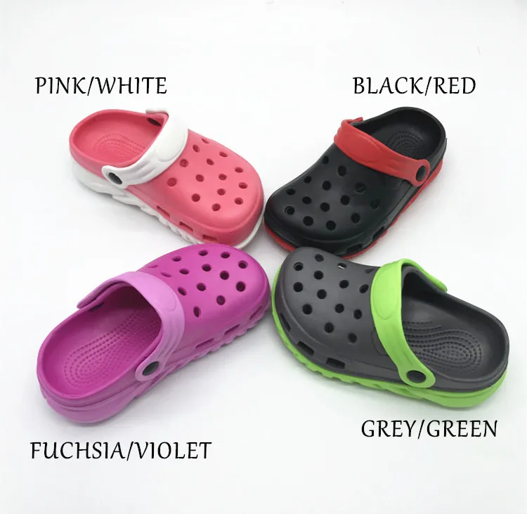 GIRL BOY BABY KIDS SUMMER MULES SHOES CROC CHILDREN BEACH GARDEN SLIPPERS FOR GIRLS BOYS 24 25 26 27 28 29 30 31 32 33 34 35