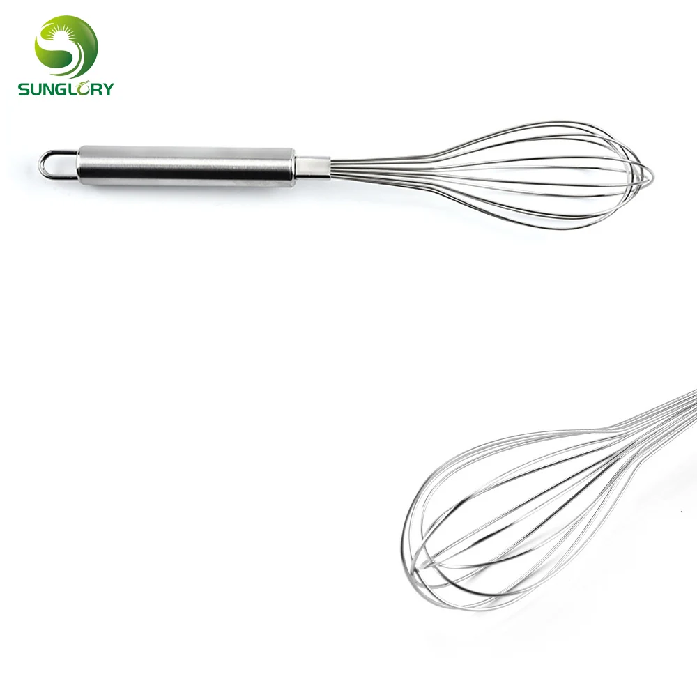 10 Inches Stainless Steel Egg Beaters Blender Milk Cream Butter Mixer