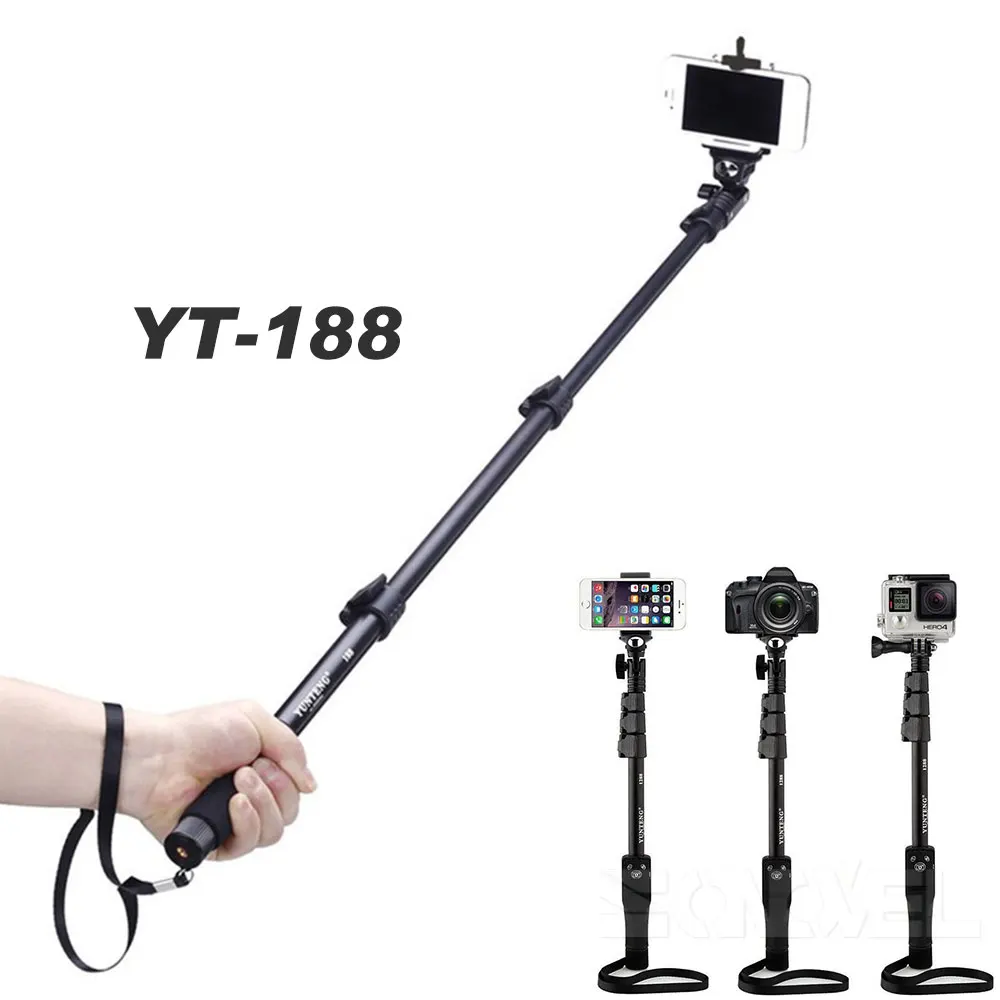 штатив монопод Yunteng YT-188 для камеры и телефона штатив монопод Yunteng YT-188 для камеры и телефона