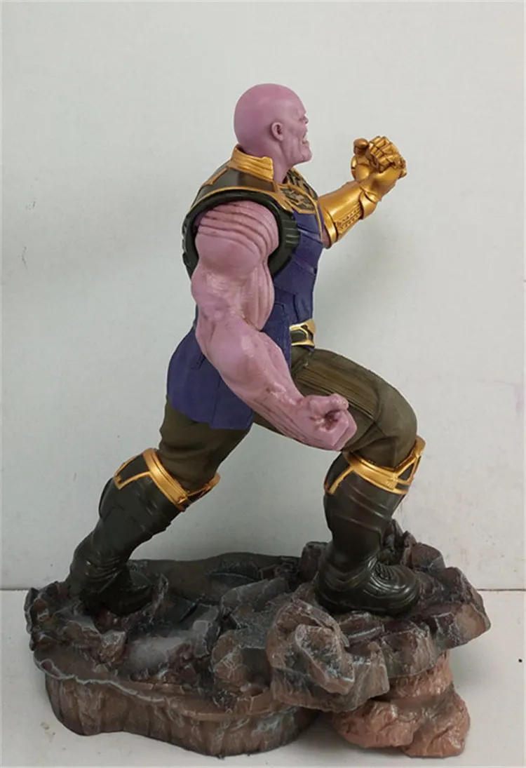 [Funny] 1" 38 см статуя Мстителей Бесконечность войны танос полноразмерный портрет GK фигурка Коллекционная модель игрушки оригинальная коробка