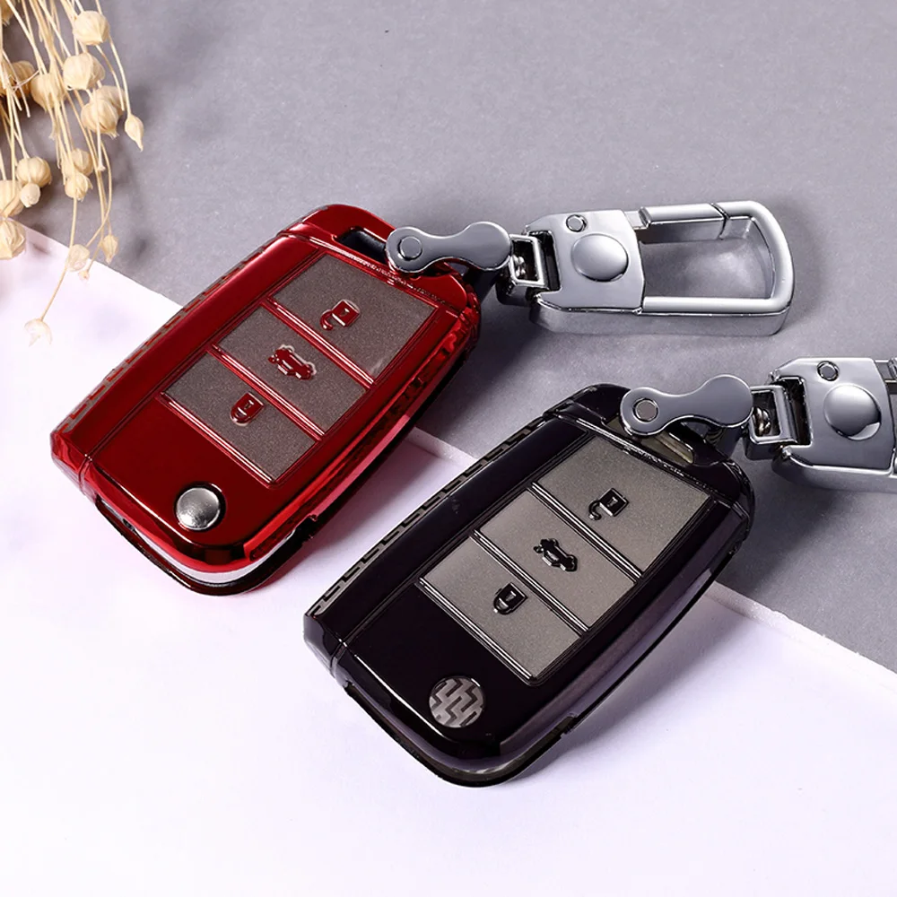 ATOBABI TPU Car Key Case for VW Golf 7 Magotan Passat B7 B8 Skoda Octavia A7 Volkswagen Jetta Polo Bora Clasico Keys Shell Cover ATOBABI TPU Car Key Case for VW Golf 7 Magotan Passat B7 B8 Skoda Octavia A7 Volkswagen Jetta Polo Bora Clasico Keys Shell Cover
