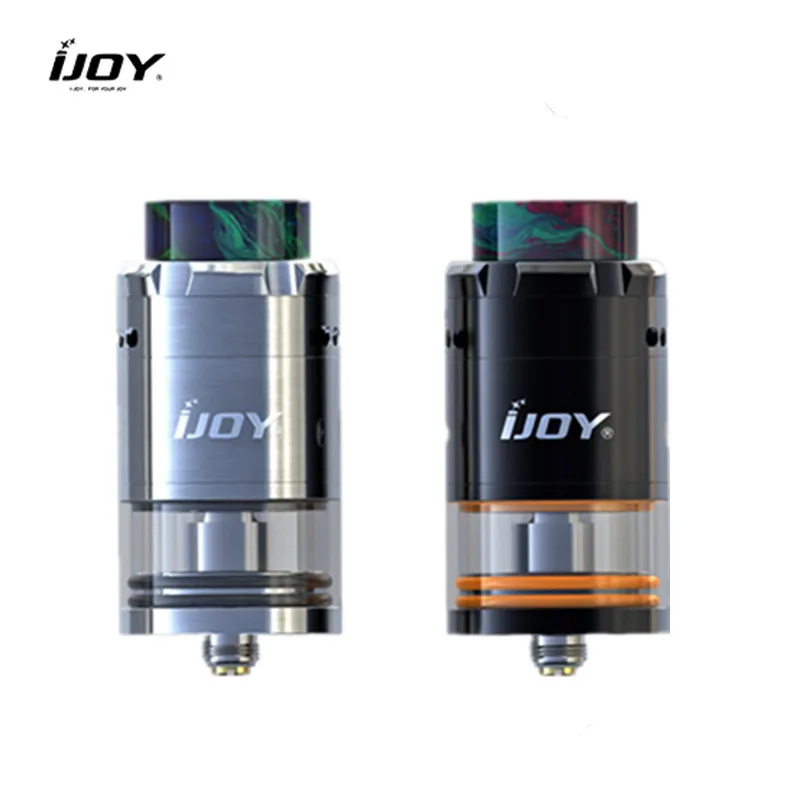 

2017 New Atomizer IJOY RDTA 5 25mm diameter 4ml capacity Adjustable bottom airflow RTA with resin drip tip top refill design