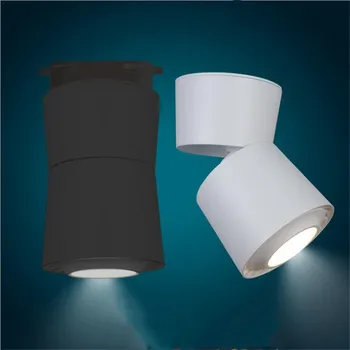 

Surface mounted COB LED downlight led track light 15W 20W COB led ceiling lamp clothing store background wall lamp Free Shipping