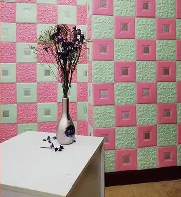 3D самоклеящаяся бумага ударопрочный водонепроницаемый Гостиная Спальня украшение ТВ стены мягкий пакет фоновая стена потолочные обои