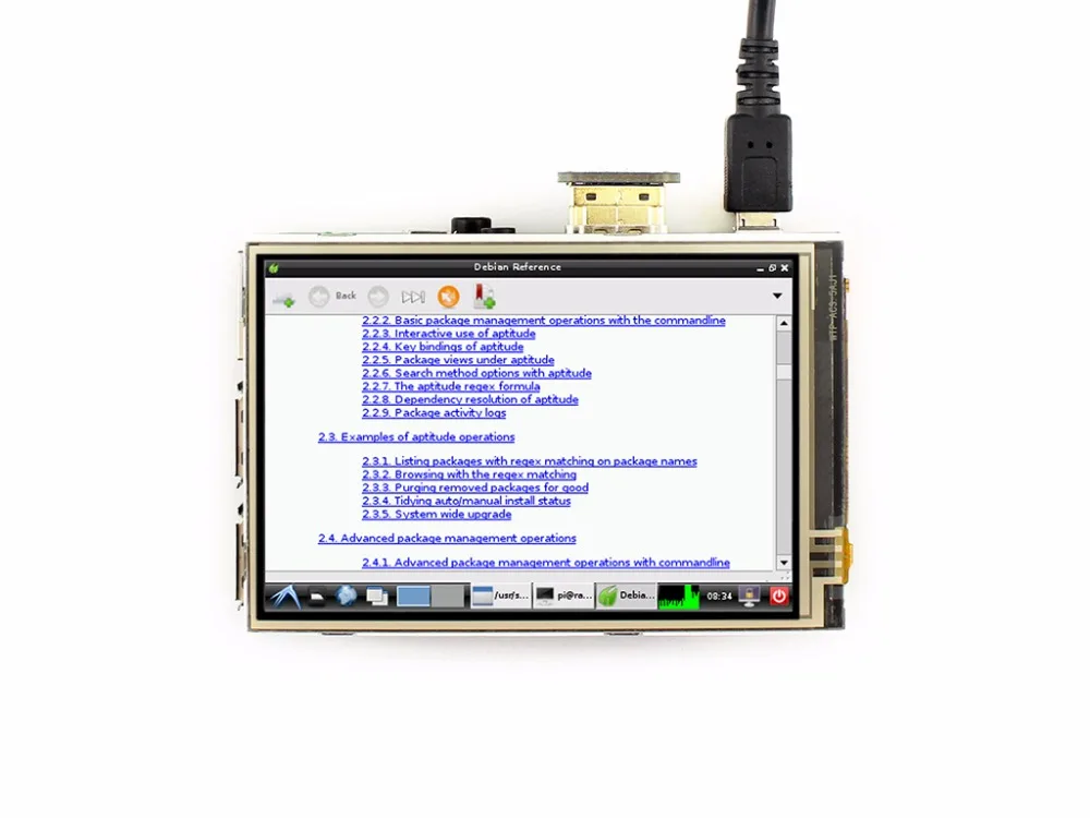 3,5 дюймовый HDMI lcd 480x320, резистивный сенсорный экран ЖК-планшет, интерфейс HDMI, ips экран, предназначен для Raspberry Pi