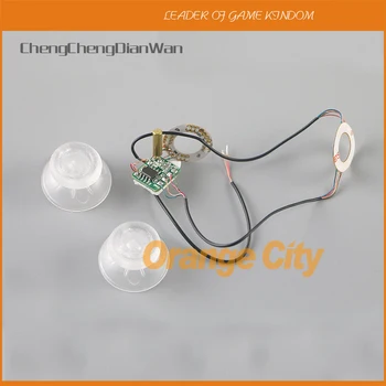 

ChengChengDianWan ThumbSticks LED Light Up Mod with Transparent Thumbsticks Cap Set for PS4 and XBOX ONE Controller 10sets/lot