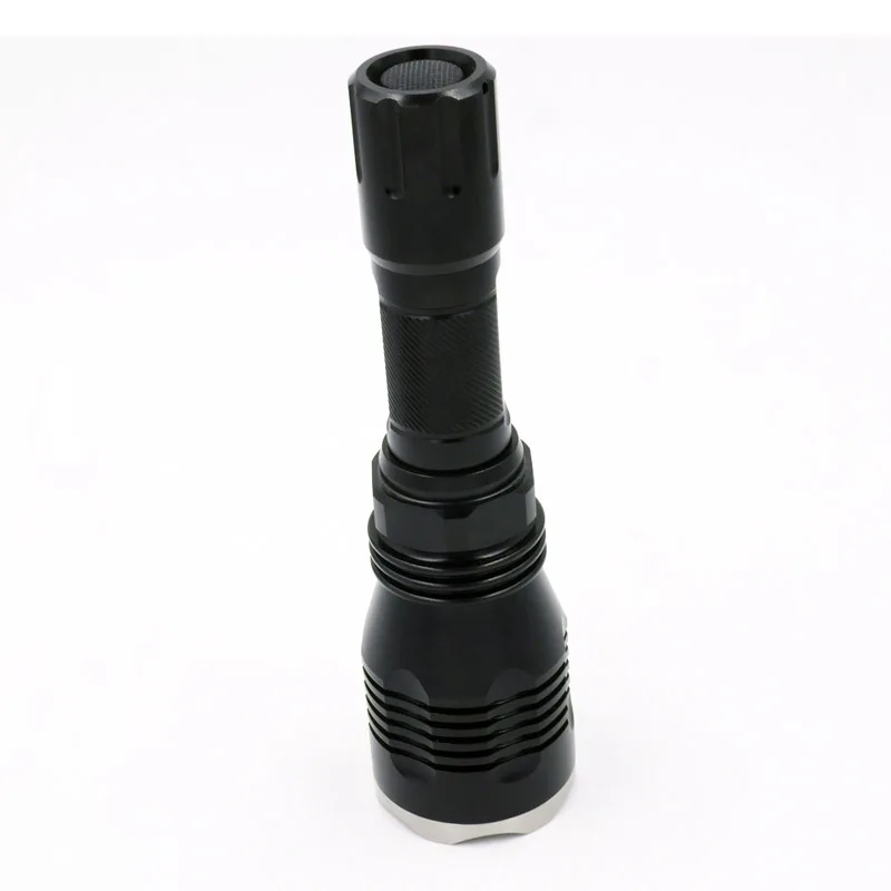 Stainless Steel Head HS-802 LED Flashlight (7)