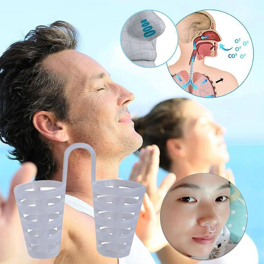 

10PCS Transparent Snoring Device to Prevent Snoring, Prevent Snore, Snoring Device Nasal Obstruction, Silicone Nasal Obstruction