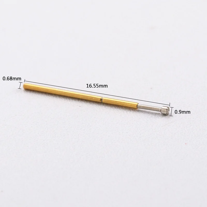 Length 16.55mm Hardware Accessories Test Probe P50-H Metal Plate Test Tool Detection Instrument 100 / Package Home Spring Probe
