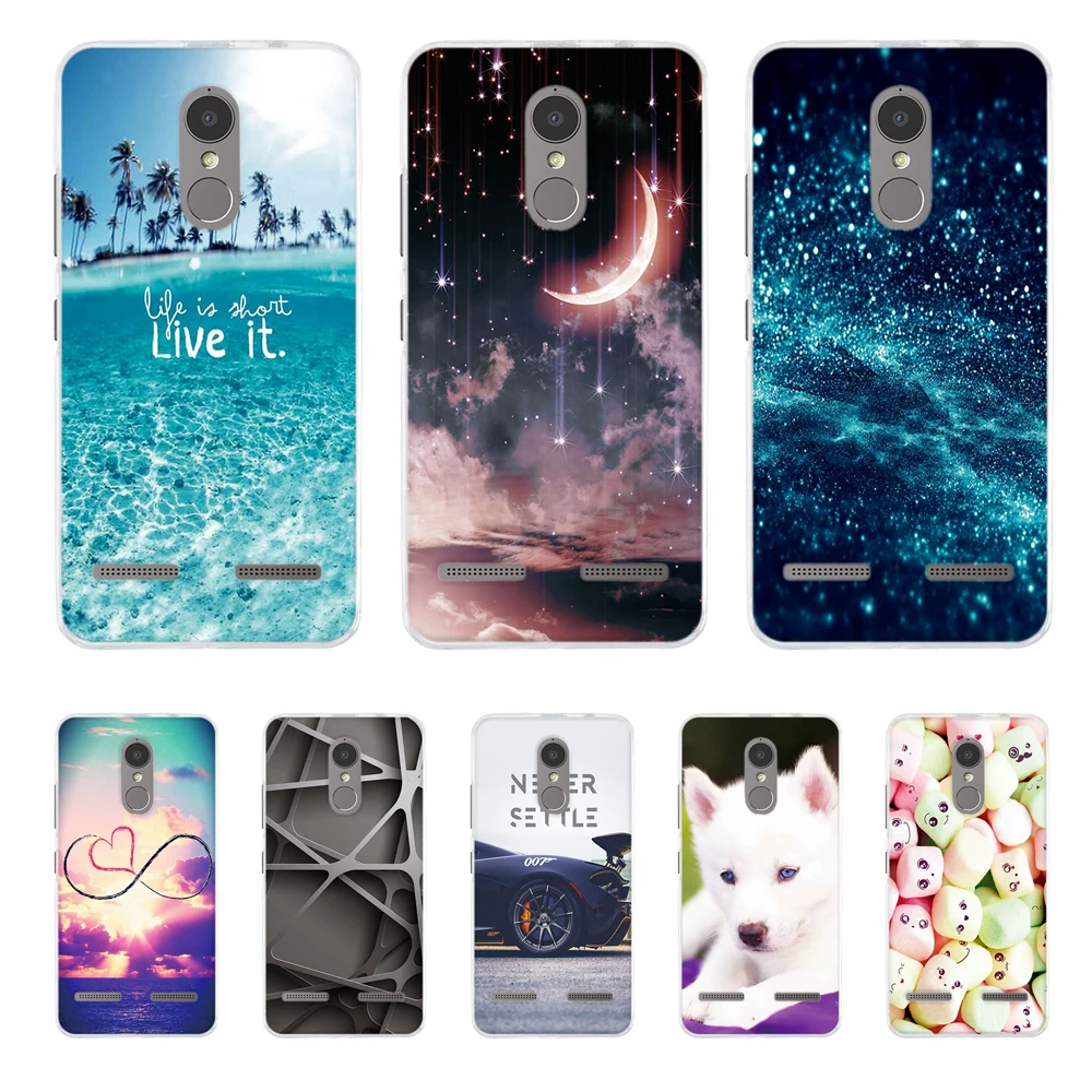 

For Lenovo K6 Case Soft Silicone TPU Cover For Lenovo K6 Power Back Protective Case For Lenovo K6 Power Cartoon 3D Capa Cover