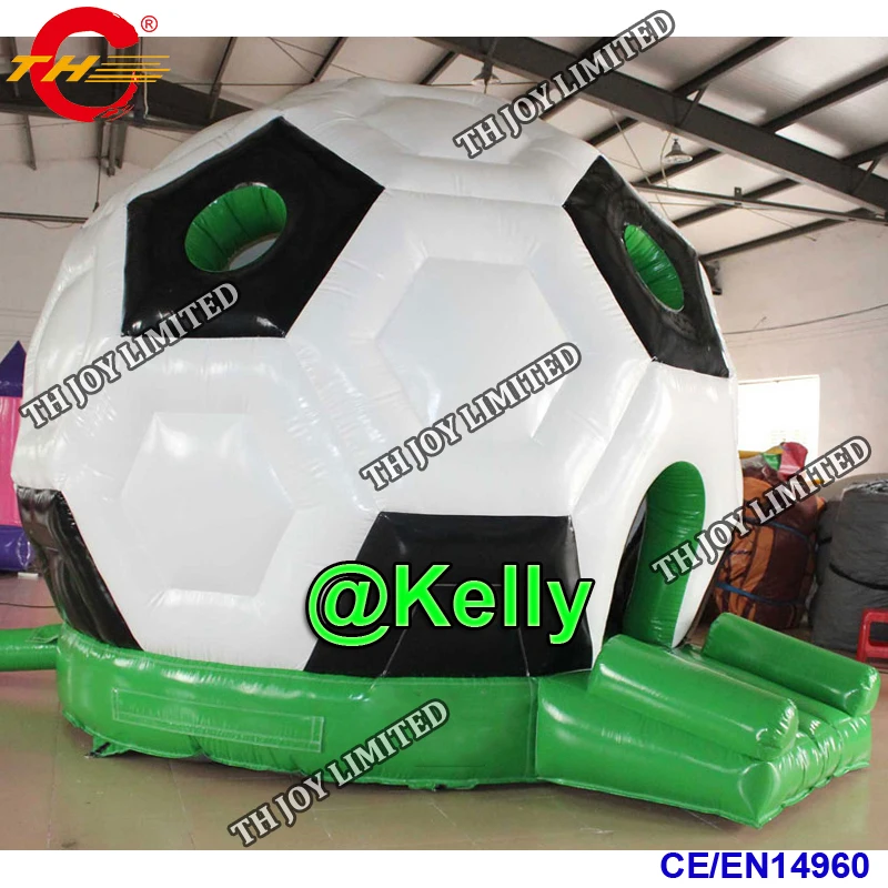 free air shipping durable inflatable football soccer bouncer house