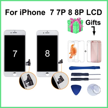 

AAA+++ For iPhone 7 7Plus LCD Screen Replacement High Quality For iphone 8 Plus Display 8Plus No Dead Pixel With 3D Touch