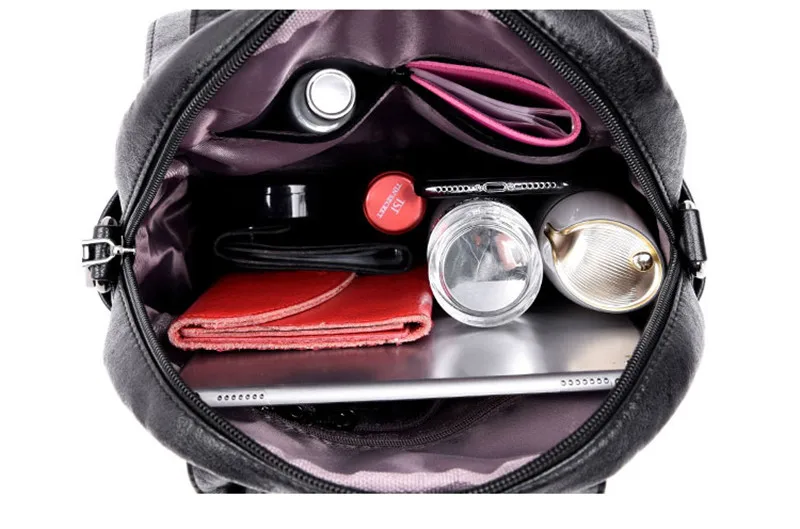 Женские кожаные рюкзаки с кисточками, большой емкости, школьный рюкзак, женская школьная дорожная сумка, повседневный рюкзак для девочек, элегантный дизайн, Mochila