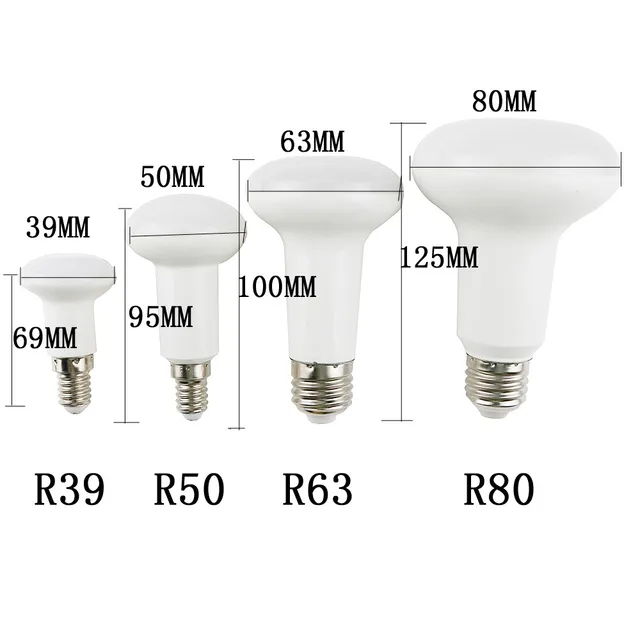 2x Dimmable Reflector Spot Light Bulbs R39, R50, R63, R80, SES, ES, BC Lamps  UK