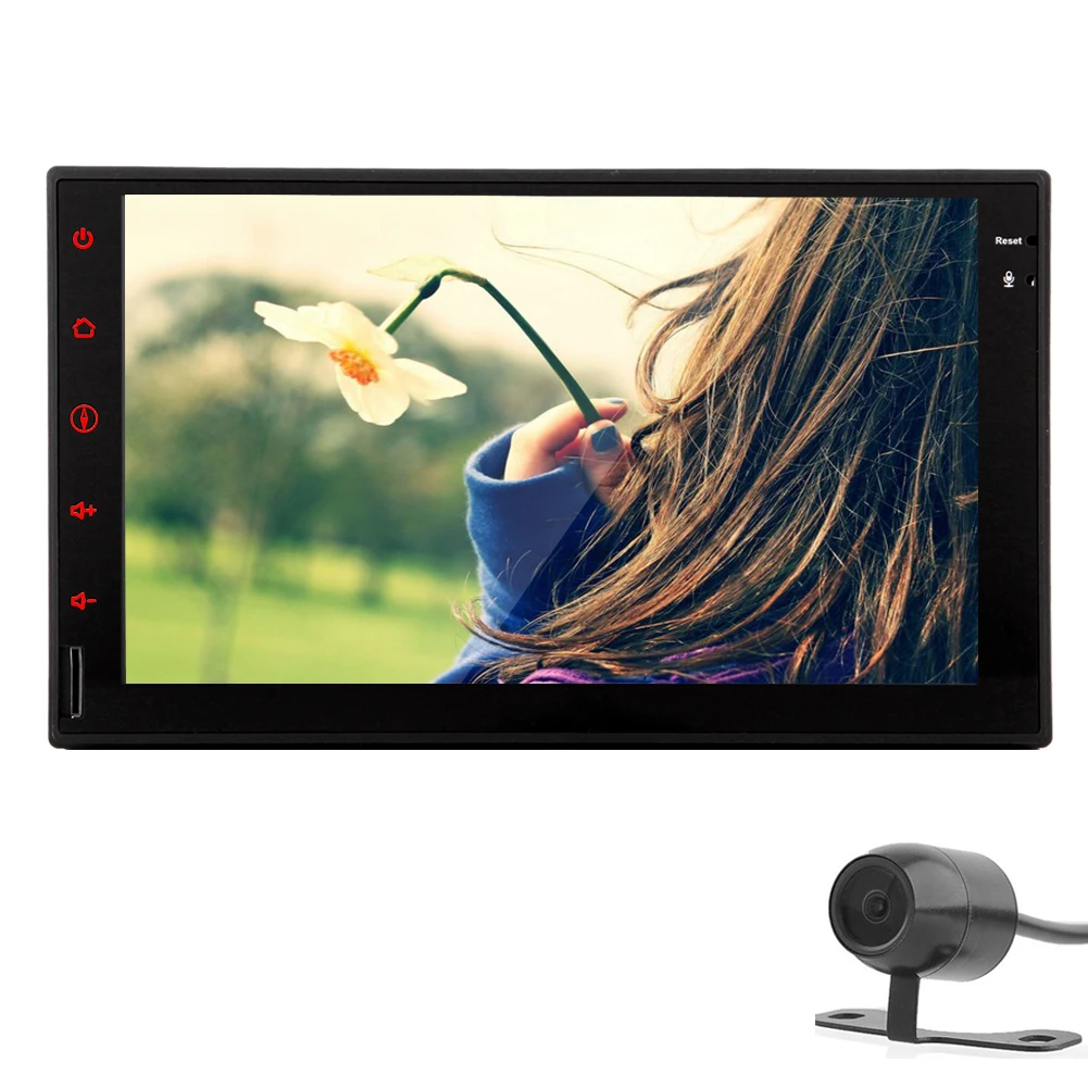 Android 4.4 емкостный RDS CD зеркало BT видео GPS SD USB стерео Радио sub Сенсорный экран без DVD