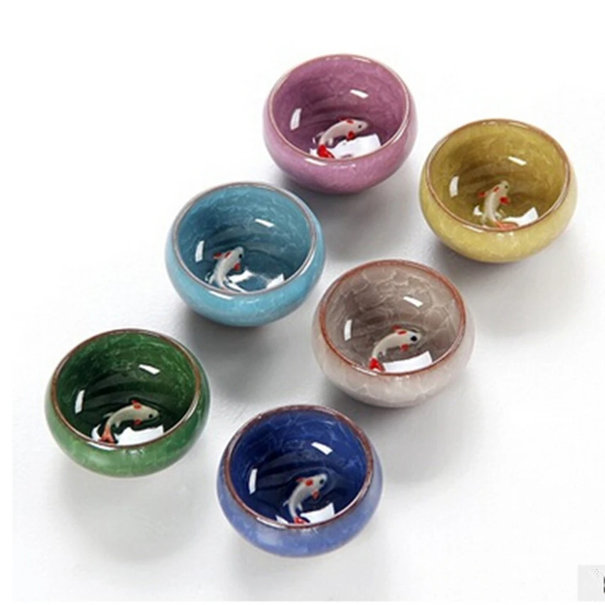 

1 pc Chinse Kung Fu Ceramic Tea Cup water cups glaze cups tea bowl Drink ware