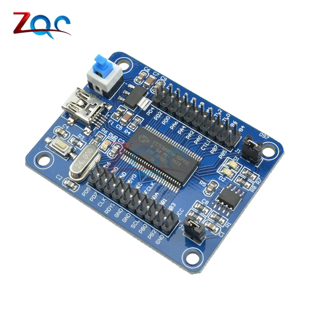 EZ-USB FX2LP CY7C68013A USB анализатора логики I2C последовательный и SPI core доска + исходный код Совет по развитию Модуль