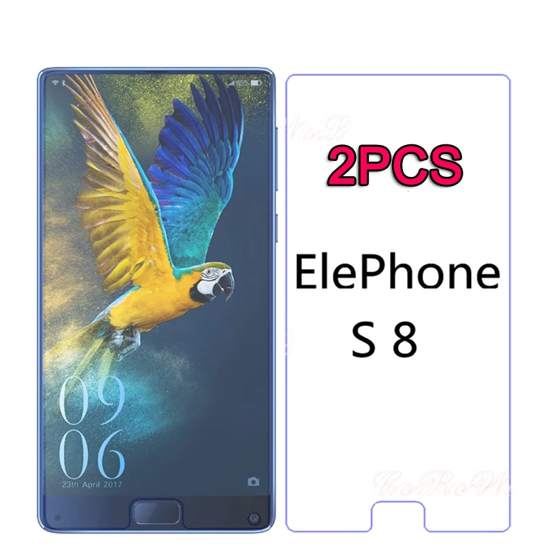 2PCS For Elephone S8 Premium Tempered Glass Ultra Clear 9H Protective Film Explosion-proof Screen Protector | Мобильные телефоны и