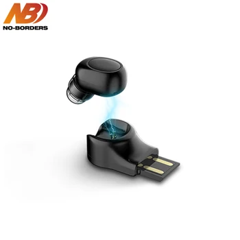 

NO-BORDERS X11 Mini Bluetooth Wireless Earphone Earbud cordless Headphone Handsfree Magnetic USB Charger Earpieces with Mic