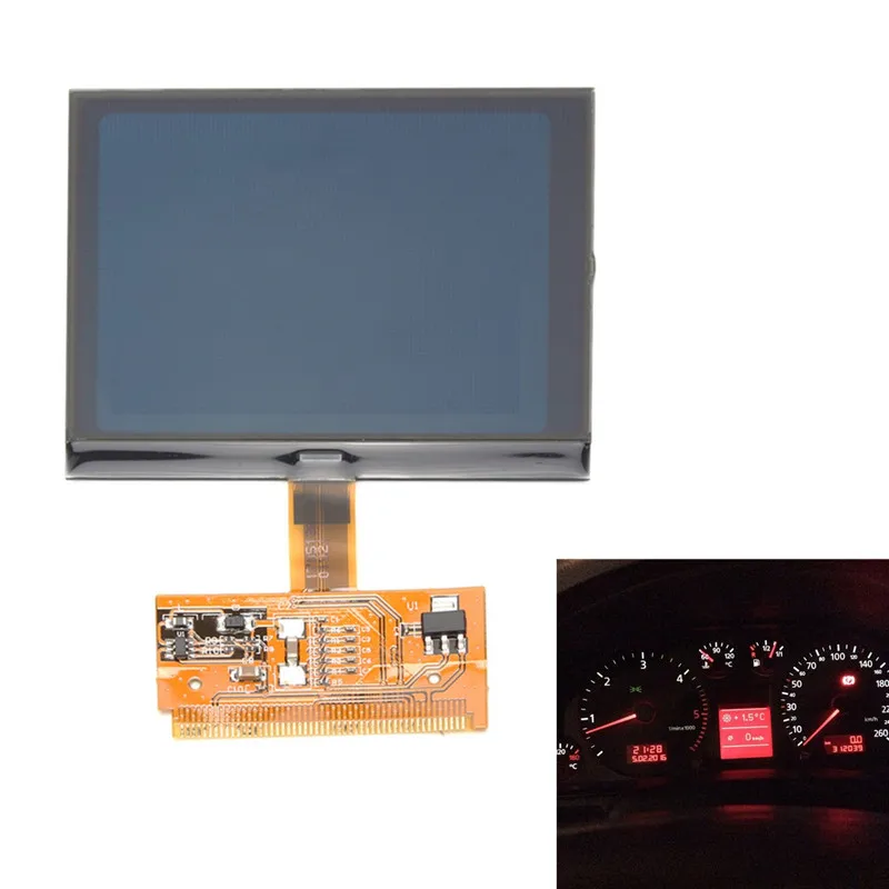 

Car Replacement VDO LCD Display Screen Cluster Speedometer Display Screen for Audi A3 A4 A6