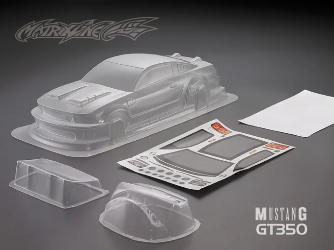 Корпус для ПК Mustang GT350 1/10 1:10 RC ширина 200 мм прозрачный без рисунка корпус дрифта hsp