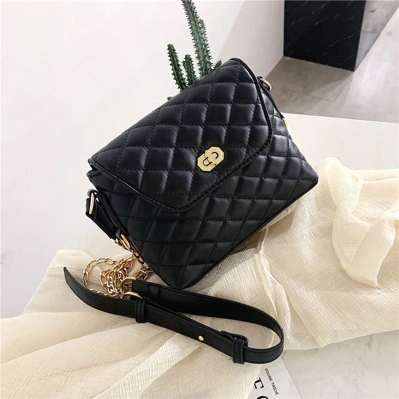 

Female Lattice Crossbody Bags For Women 2019 Quality Leather Luxury Handbags Designer Sac A Main Ladies Shoulder Messenger Bag
