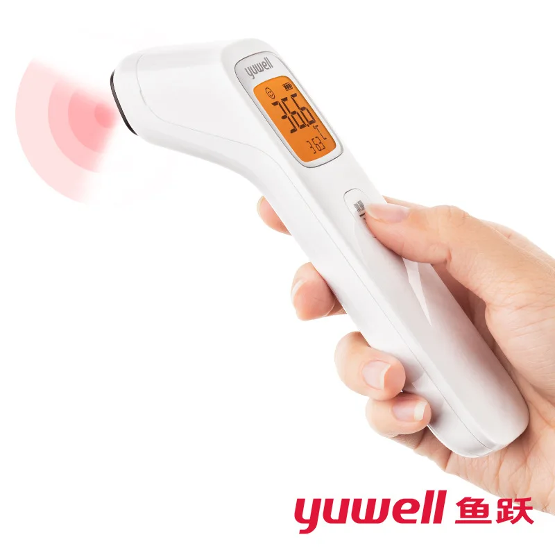 Yuwell Baby Digital Noncontact Infrared Forehead Thermometer Infrared Hydrothermograph Children Body Hermograph Accurate YHW-2-1-16