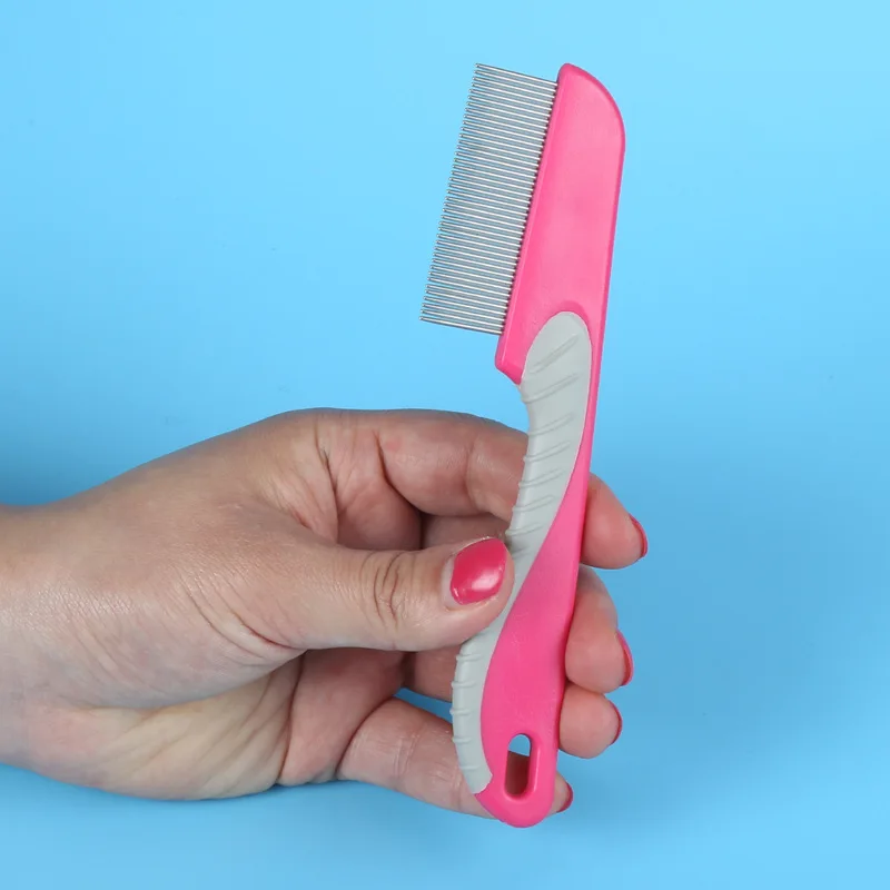 

Pet dog cat with flea combs white combs pet combs louse dog comb