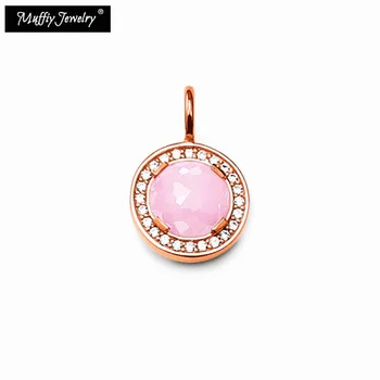 

Rose Gold Round Pendant,Thomas Style Muffiy Glam Good Jewelry For Women,Ts Gift In Rose Pure Gold Color,Super Deals