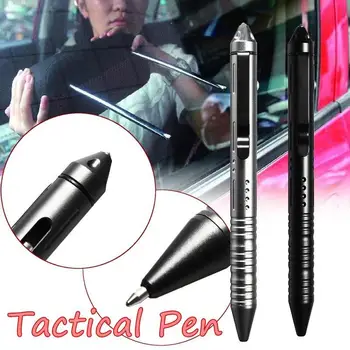 

Multi-function Tactical Pen Creative Pens Self Defense Glass Breaker Tool Outdoor Edc Ballpoint Pen Tungsten Steel Head Bolt Pen