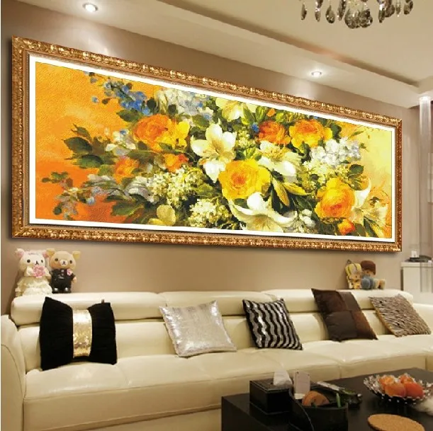 Комплект для вышивки крестиком 150X65 см | Дом и сад
