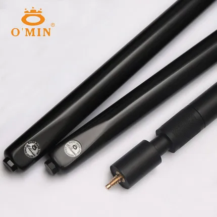 

O'MIN CLASSIC One Piece Snooker Cue 3/4 Snooker Cue 9.5mm 10mm Tip Kit with Hard Snooker Cue Case Telescopic Extension 2019