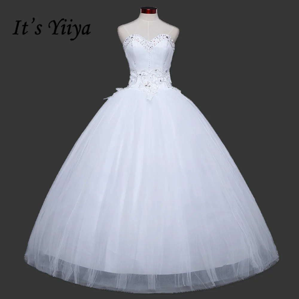 Free Shipping Sequins Bling Sweetheart Lace font b Wedding b font Dresses Cheap White font b