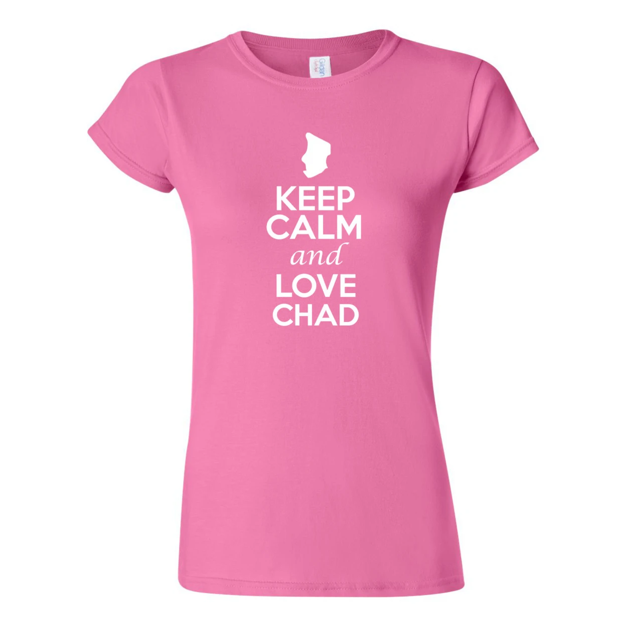 Junior Keep Calm And Love Chad Country Patriotic Novelty T-Shirt Tee 1256