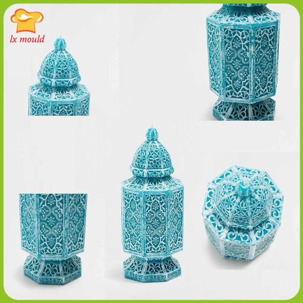 

2016 models lanterns carved decorative embossed Queen cylindrical candle molds