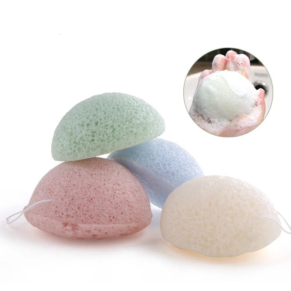 

Facial Puff Face Cleanse Washing Sponge Konjac Konnyaku makeup tools Soft Face Cleaning Pad Puff Exfoliator Skin Care tools