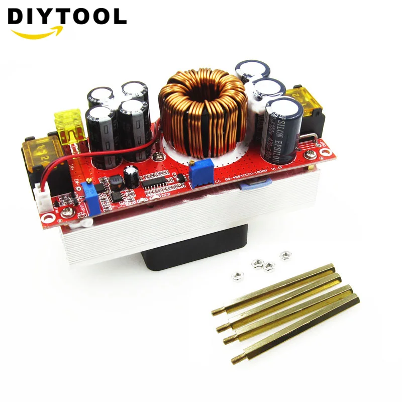 1800W 40A CC CV повышающий преобразователь постоянного тока с DC шаг вверх Питание