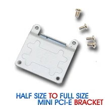 2 шт Мини PCI-E половина до полного размера Расширение карты беспроводной wifi адаптер Монтажный кронштейн с 4 винтами