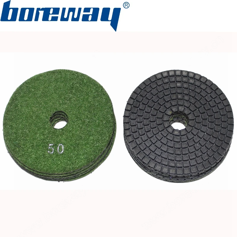 

Hot Sell 7PCS Lot 3"/4"/5" B Grade Colorful Diamond Wet Polishing Abrasive tool For Stone