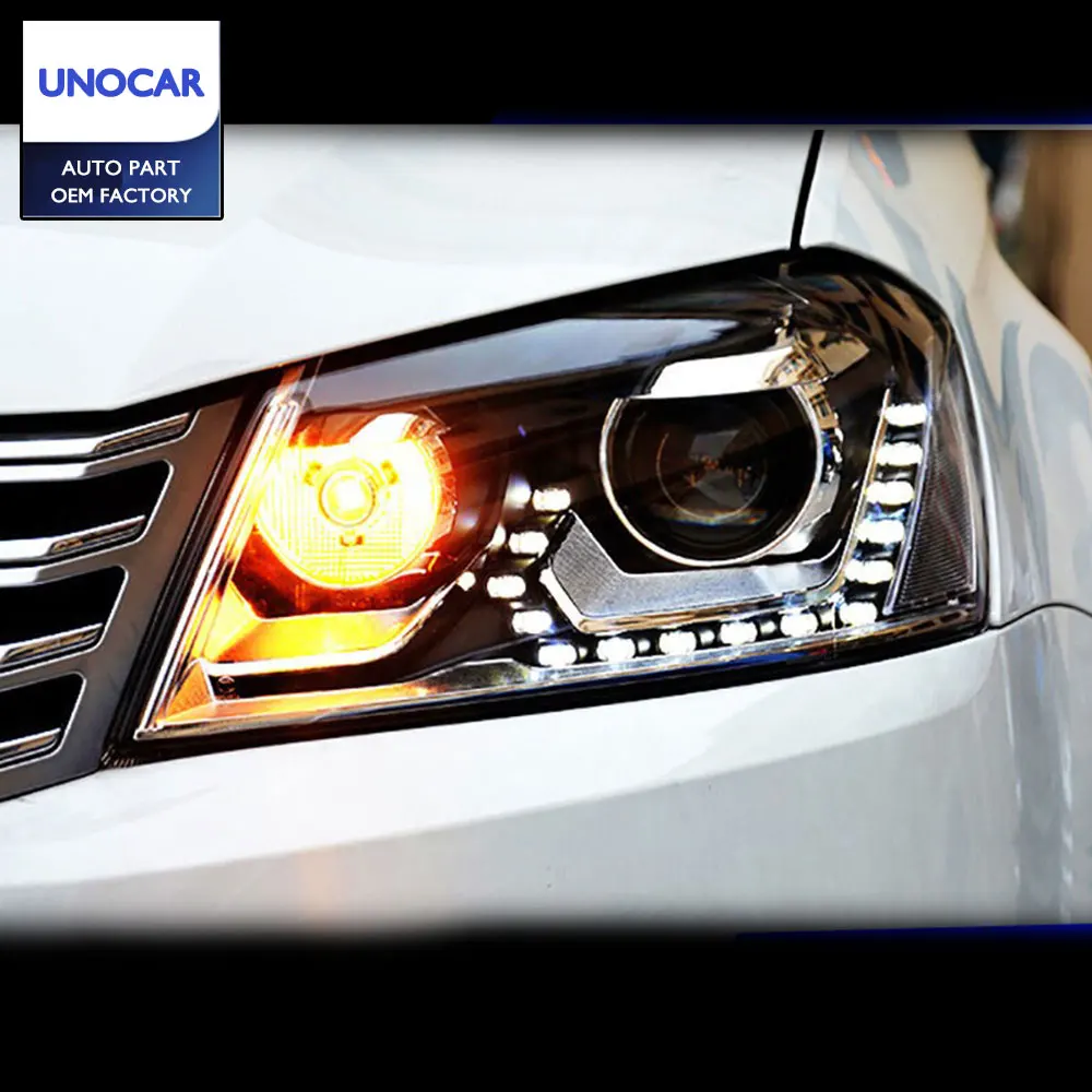 Style for VW Volkswagen Passat B7 Headlight 2012 2016 Headlights LED