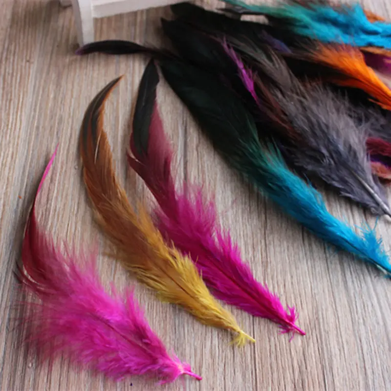 50 шт./лот, продаем высококачественные окрашенные перья фазана, выбор цветов 12,5-20 см/5-8 дюймов