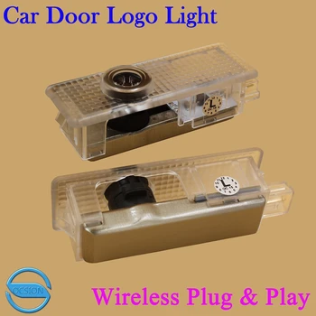 

2pcs LED Car Door Welcome Logo Light For Jaguar F-TYPE XE Wireless Projector Laser Ghost Shadow Lamp