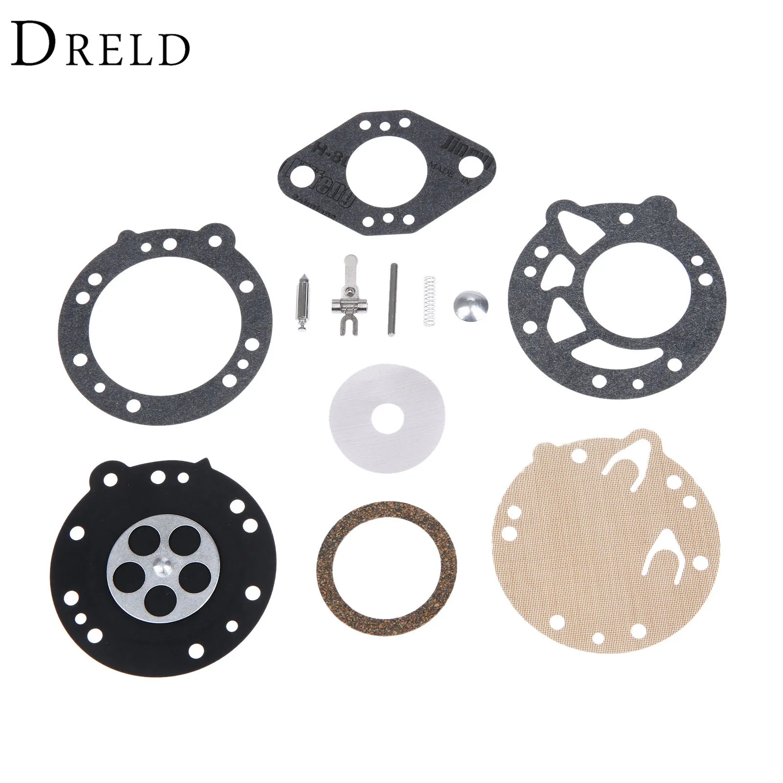 DRELD Carburetor Carb Rebuild Diaphragm Kit for STIHL 08 08S 070 090 Chainsaw TS350 TS360
