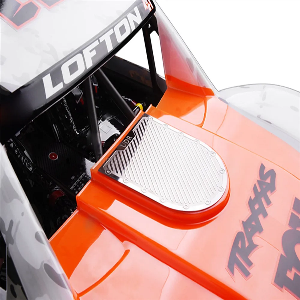 Stainless Steel Engine Cover Hood For TRAXXAS UDR 17 Truck Car Body