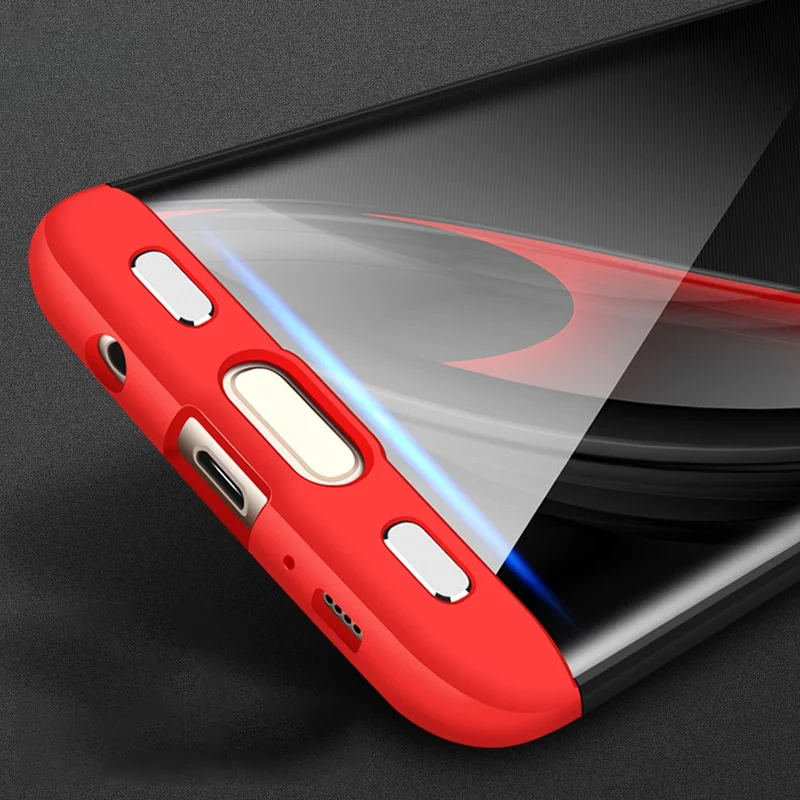 3 in 1 Plastic 360 Full Protection Phone Cover for samsung 06