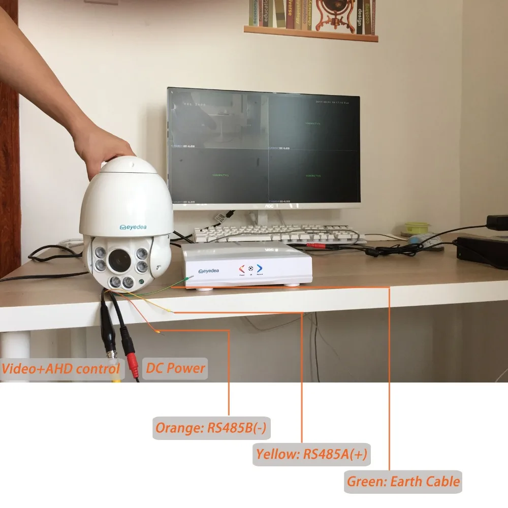 Эйедея 36x Оптический зум PTZ 1080 P 2.0MP Скорость купол 5500TVL AHD IP66 Водонепроницаемый RS485