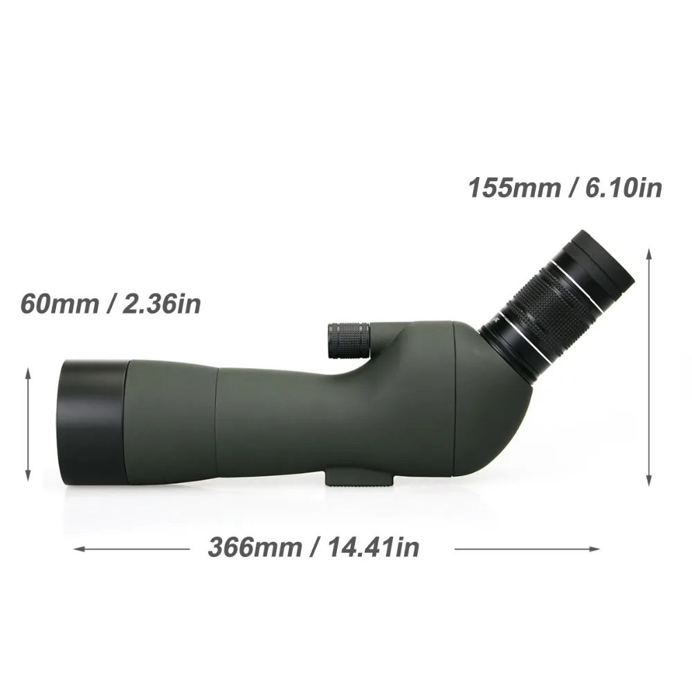 SVBONY 20 60x60 SV29 Зрительная труба 23 мм окуляр Zoom BAK4 призма FMC объектив телескоп Birdwatch