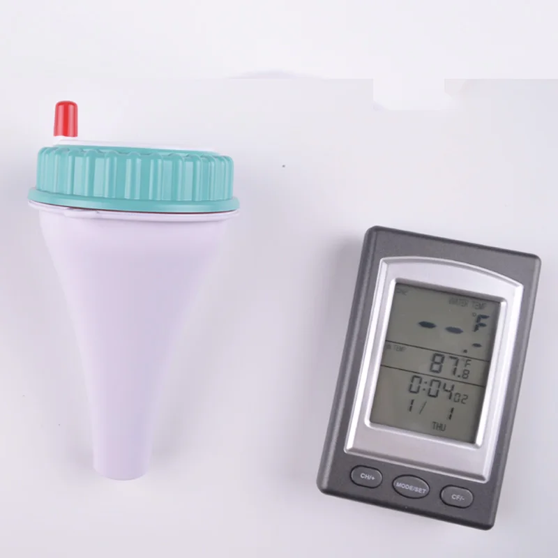 

Large LED LCD screen digital floating digital swimming pool thermometer, electronic pool thermometer, free shipping