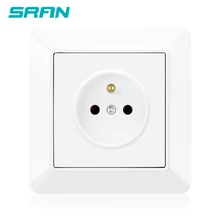 Французская стандартная электрическая розетка с 82*82*17 мм огнестойкая конструкция из поликарбоната материал панели безопасная розетка